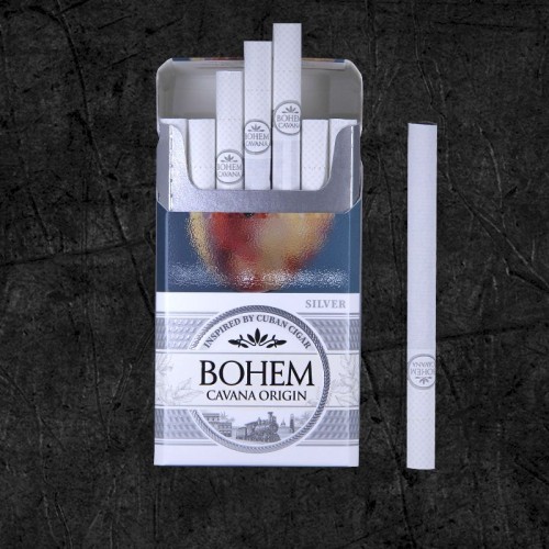 Сигариллы Бохем Ориджин Сильвер Деми (Bohem Cavana Origin Demi Silver) Сигариллы классические крепостью 3 мг , формата Деми