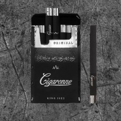 Cигареты Сигарон Кинг Сайз Черный (Cigaronne Кing Size Black 84mm)