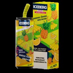 Электронная сигарета ICEBERG XXL 6000 Ананас банан апельсин