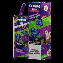 Электронная сигарета ICEBERG XXL 6000 Черничный лимонад лёд