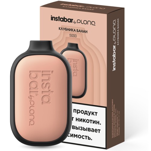 Электронная сигарета Insta bar by Plonq Клубника Банан (Плонг Инстабар)