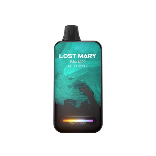 Электронная сигарета LOST MARY BM 16000 Sour Apple (Лост Мери Кислое Яблоко)