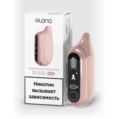 Электронная сигарета PLONQ MAX PRO 10000 затяжек Клубничное Мороженое