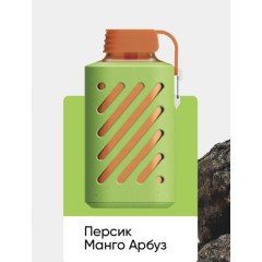 Электронная сигарета Vozol Gear 10000 Персик Манго Арбуз (Возол Гир 10000)