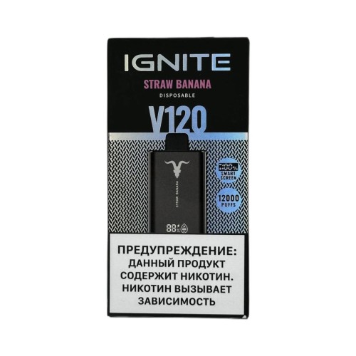 IGNITE V 120 12000 Клубника банан 2%