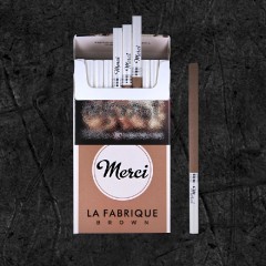 Сигареты MERCI La Fabrique Brown SuperSlim (Кофе)