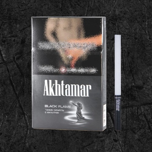 Сигареты Ахтамар Блек Фрейм (Akhtamar Black Flame Nanokings 5.4/84)